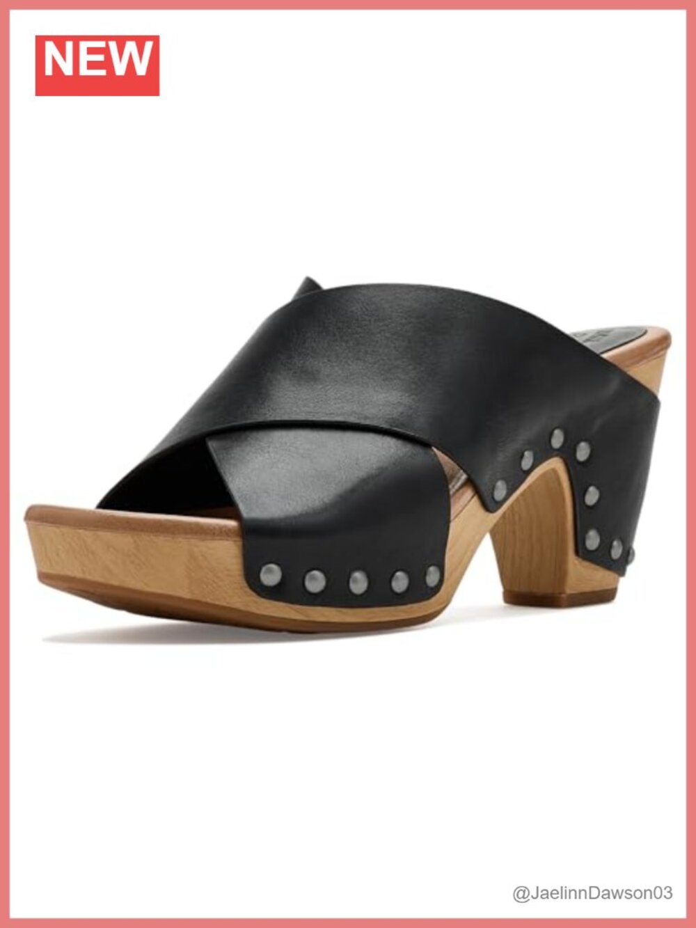 Heeled Sandal Platform X-Strap Slip On Leather Italian Full Grain